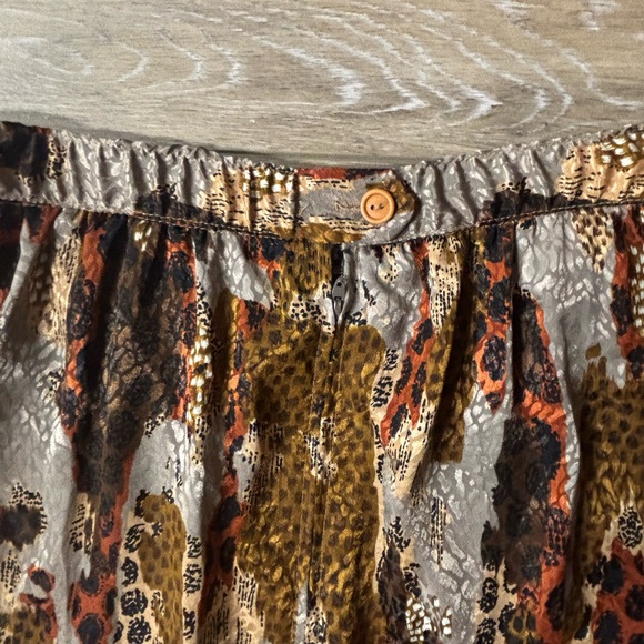 Lilli Ann Skirt 27”Waist Animal Print Patchwork Silky Maxi Mobwife Vtg *Read* - Picture 9 of 9